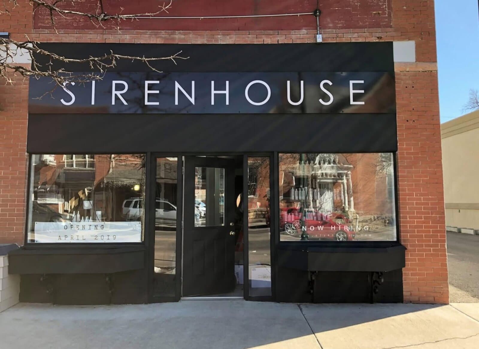 The Sirenhouse storefront in downtown Berthoud, Colorado